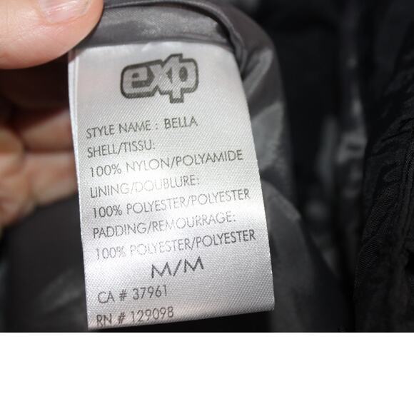EXP Exposure Project Snow Ski Pants Black Womens Bella Medium Insulated - Picture 7 of 9